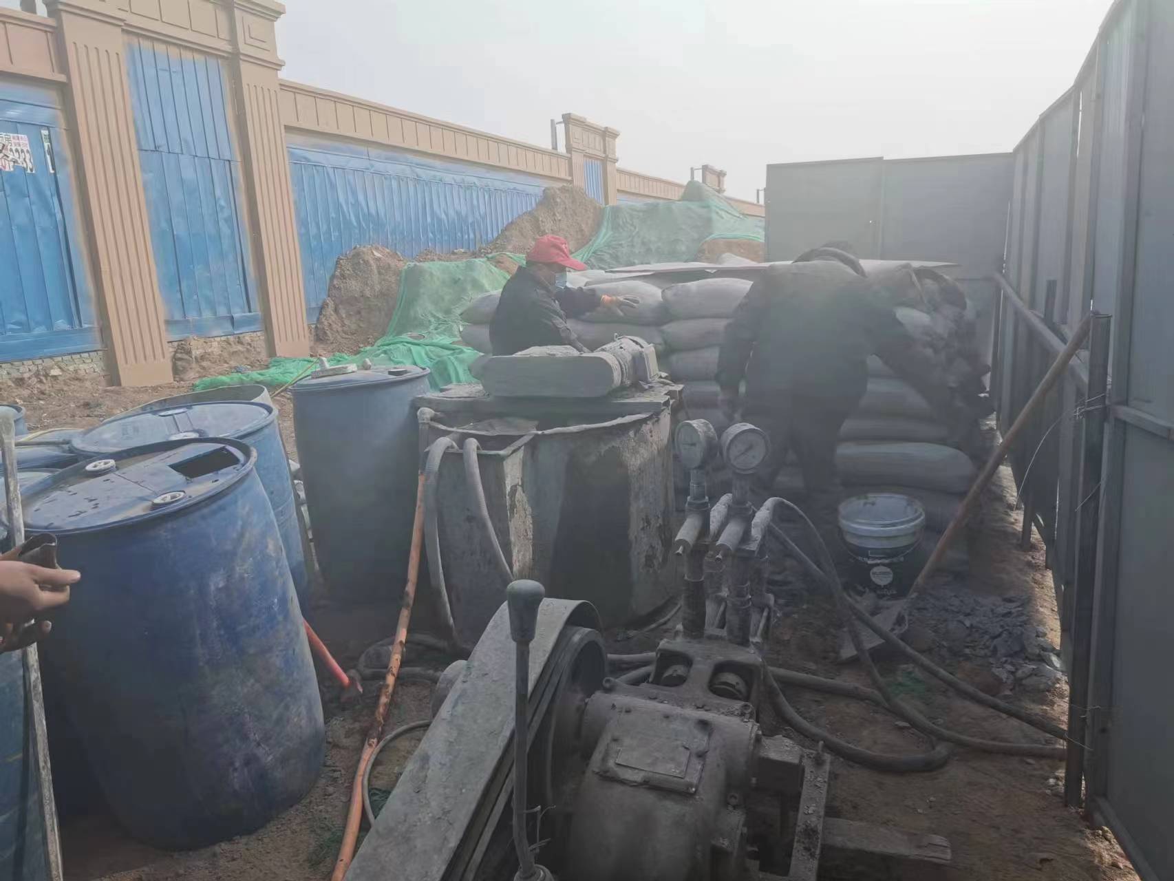 长洲地基沉降注浆加固